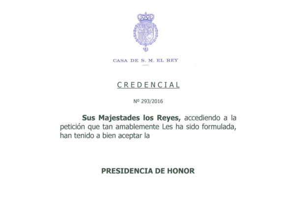 Los Reyes confirman la presidencia de honor del Congreso