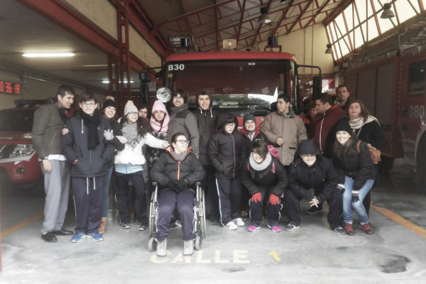 Visita al parque de bomberos