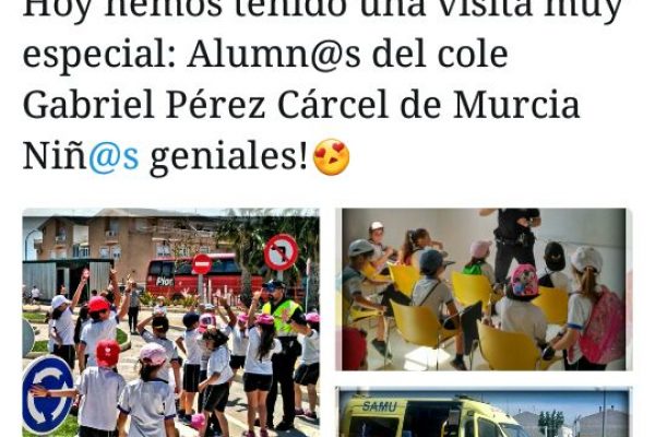 Visita al Parque de Tráfico y Policía Local de San Pedro del Pinatar