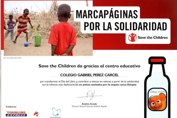 Marcapáginas solidarios