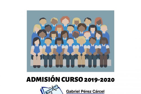 ADMISIÓN ALUMNOS CURSO 2019-2020