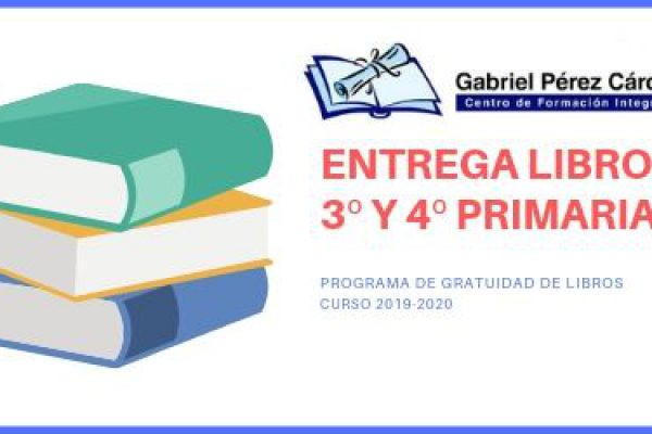 ENTREGA DE LIBROS 3º Y 4º DE PRIMARIA