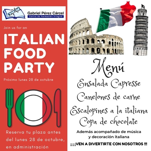 ITALIAN FOOD PARTY