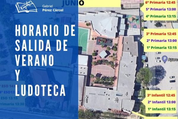 HORARIO DE VERANO Y LUDOTECA