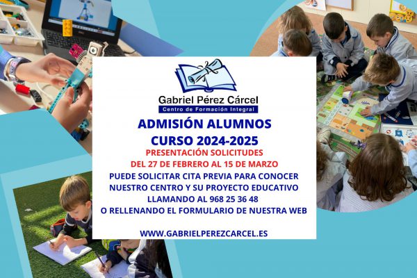 ADMISIÓN ALUMNOS CURSO 2024-2025