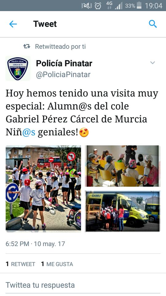 Visita al Parque de Tráfico y Policía Local de San Pedro del Pinatar