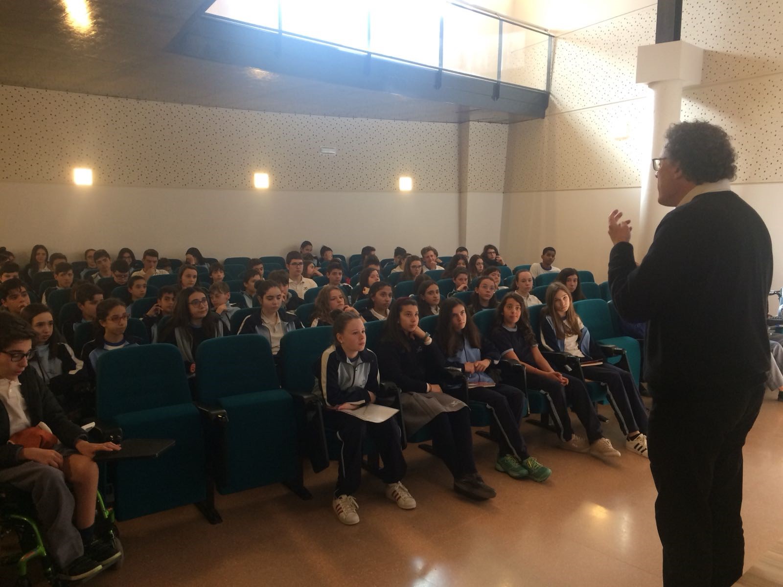 VISITA DE LUIS LEANTE A NUESTRO CENTRO¡¡
