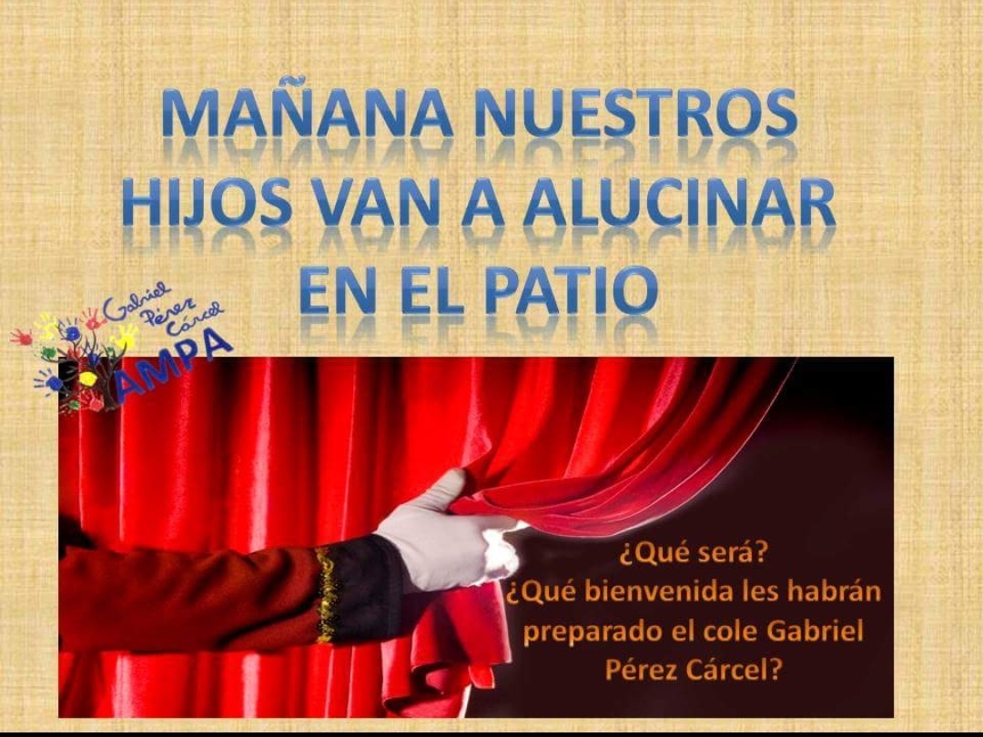 NUESTRA AMPA CASI REVELA EL SECRETO …..SORPRESA EL PRIMER DÍA DE CLASE¡¡¡