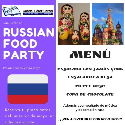 RUSSIAN FOOD PARTY