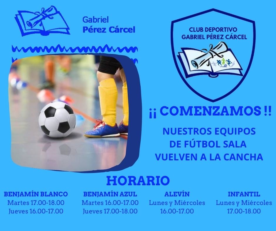 NUESTROS EQUIPOS DE FÚTBOL SALA VUELVEN A LA CANCHA
