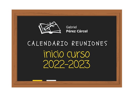 REUNIONES INICIO DE CURSO 2022-2023