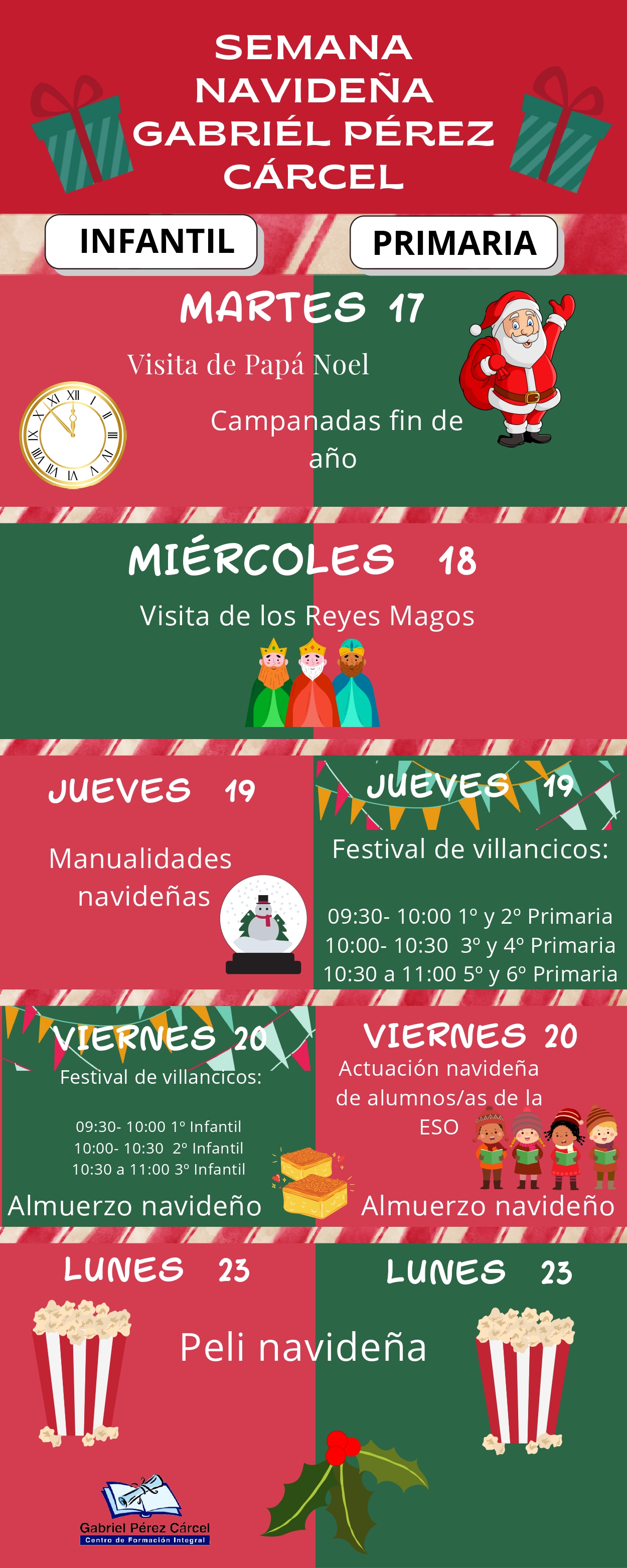 PROGRAMA DE ACTOS NAVIDEÑOS