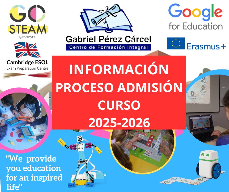 ADMISIÓN ALUMNADO CURSO 2025-2026