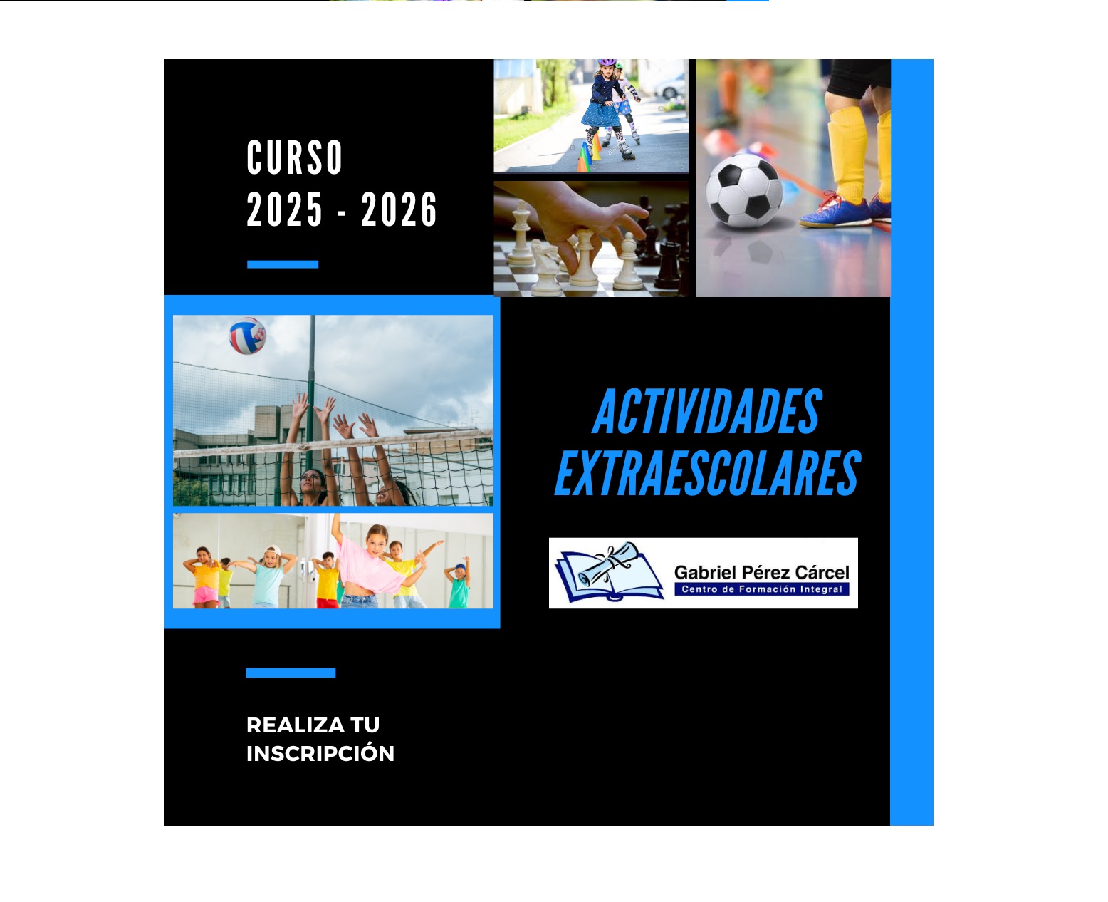 ACTIVIDADES EXTRAESCOLARES CURSO 2025-2026