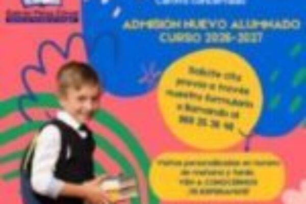 PROCESO ADMISIÓN NUEVO ALUMNADO 2026-2027