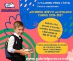PROCESO ADMISIÓN NUEVO ALUMNADO 2026-2027