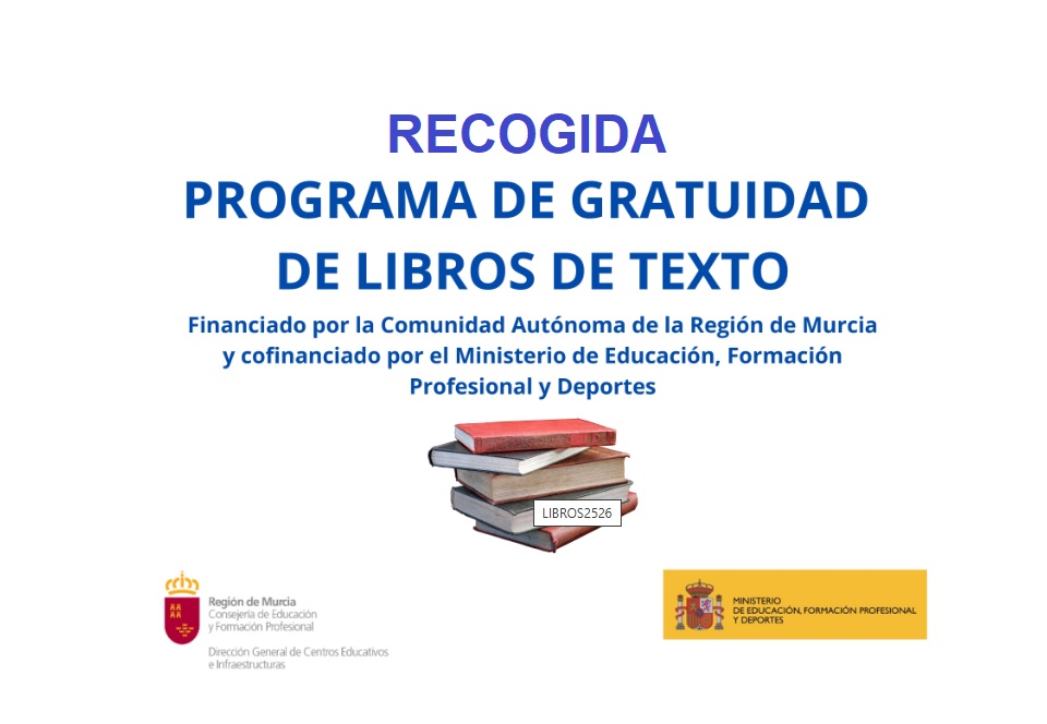 RECOGIDA LIBROS – PROGRAMA GRATUIDAD CURSO 25-26